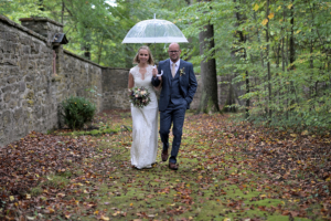 ...we walking in the rain...