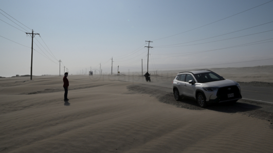 Pazifikwind und Wüste