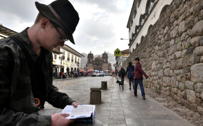 Straßenszene in Cusco