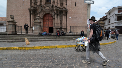 Straßenszene in Cusco