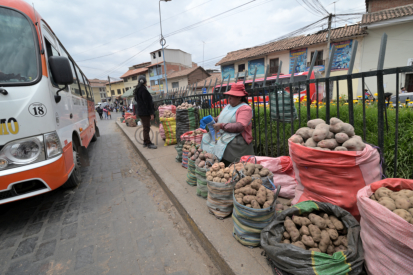 Straßenszene in Cusco